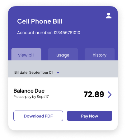 Cell Phone Bill Part of HYKE Story in explaining the pain