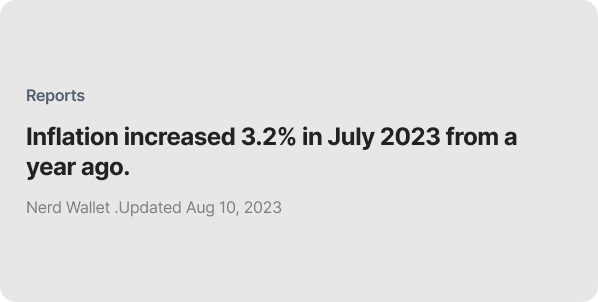 News Headlines about inflation HYKE Story 6